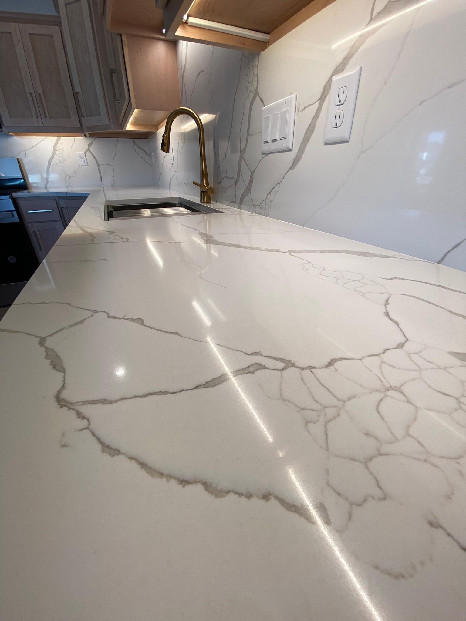 Quartz Tops/Backsplash