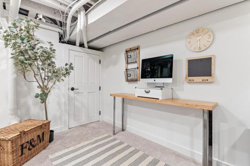 Room for an office, bed, or whatever else you want to do with the lower level