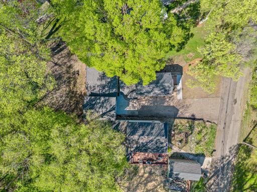 Many trees removed around the house so it's got good coverage on the side and back yard