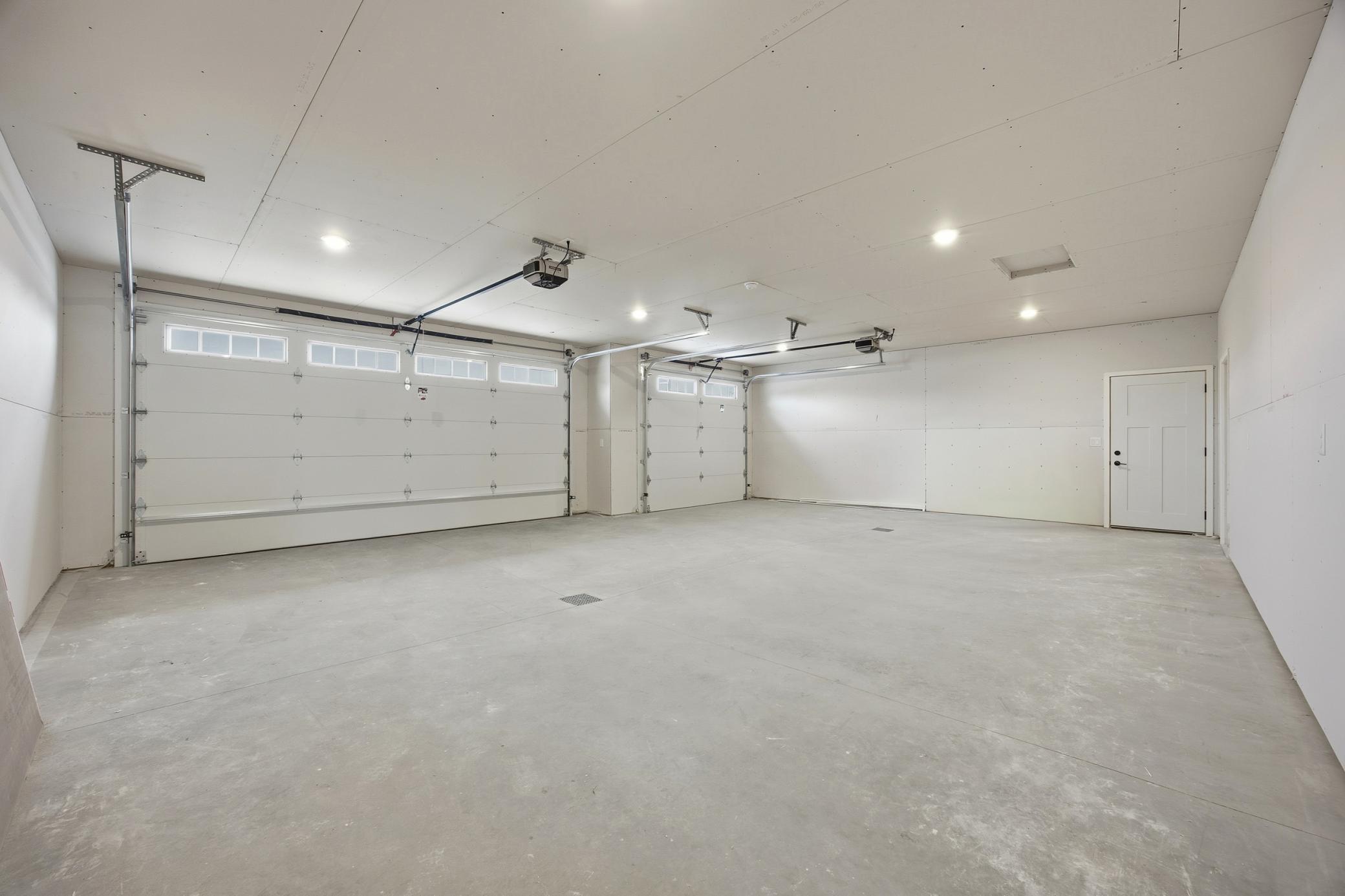 Garage with Heated Tile Floor