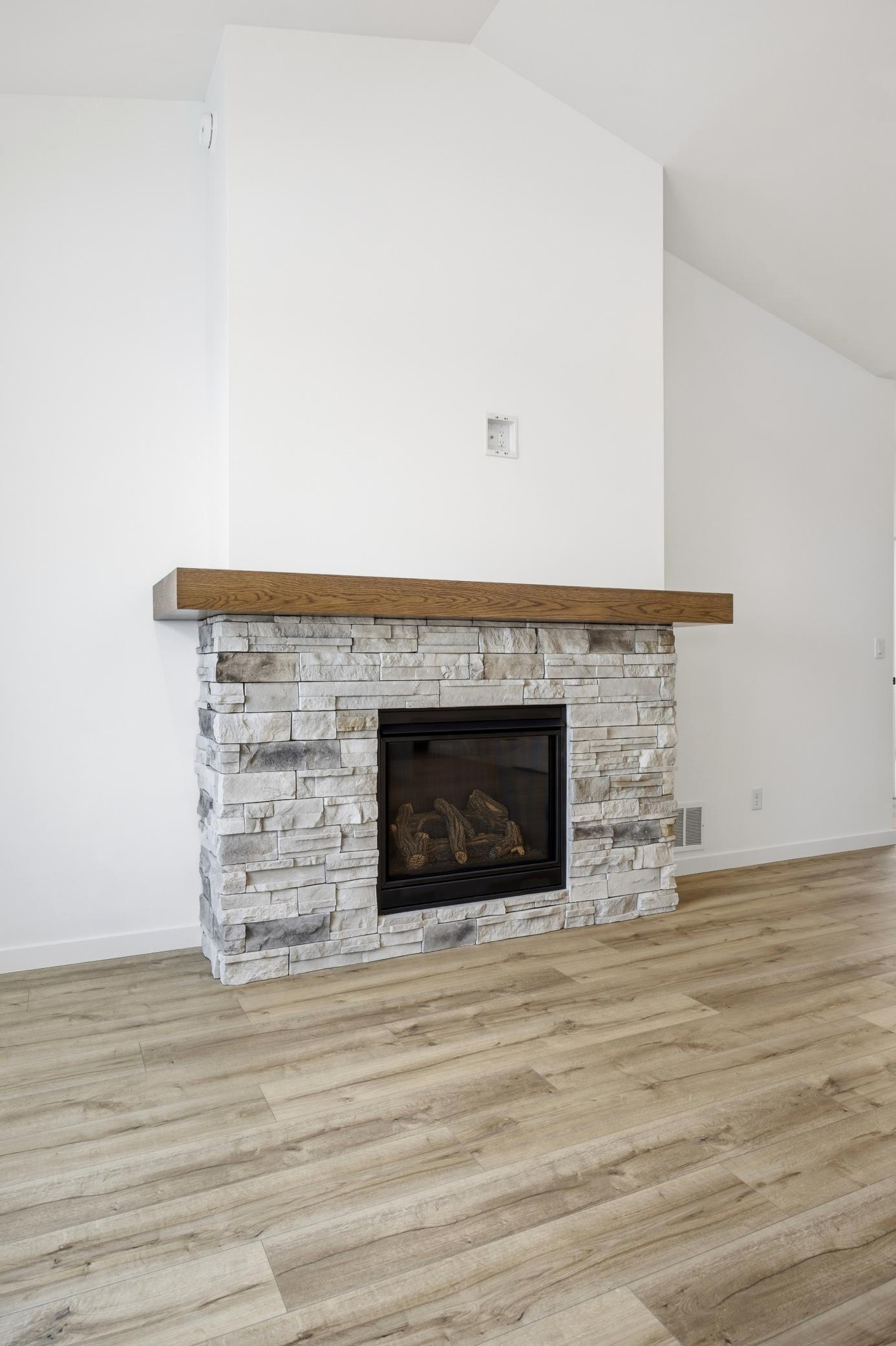 Stone Surround Fireplace
