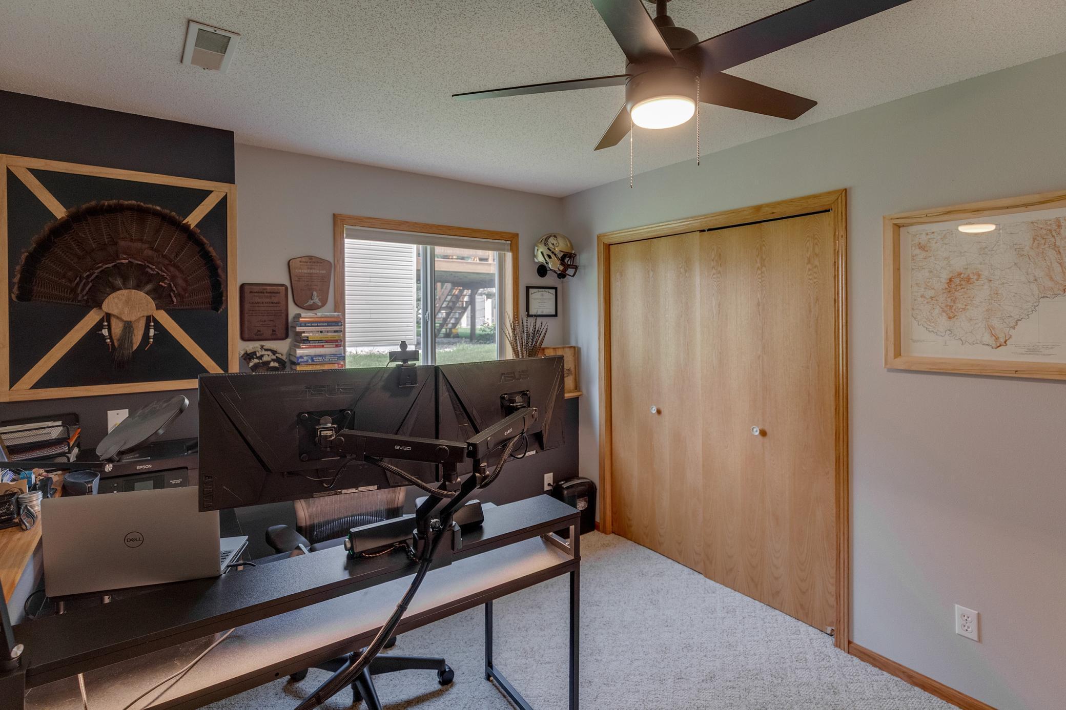 lower level bedroom/office