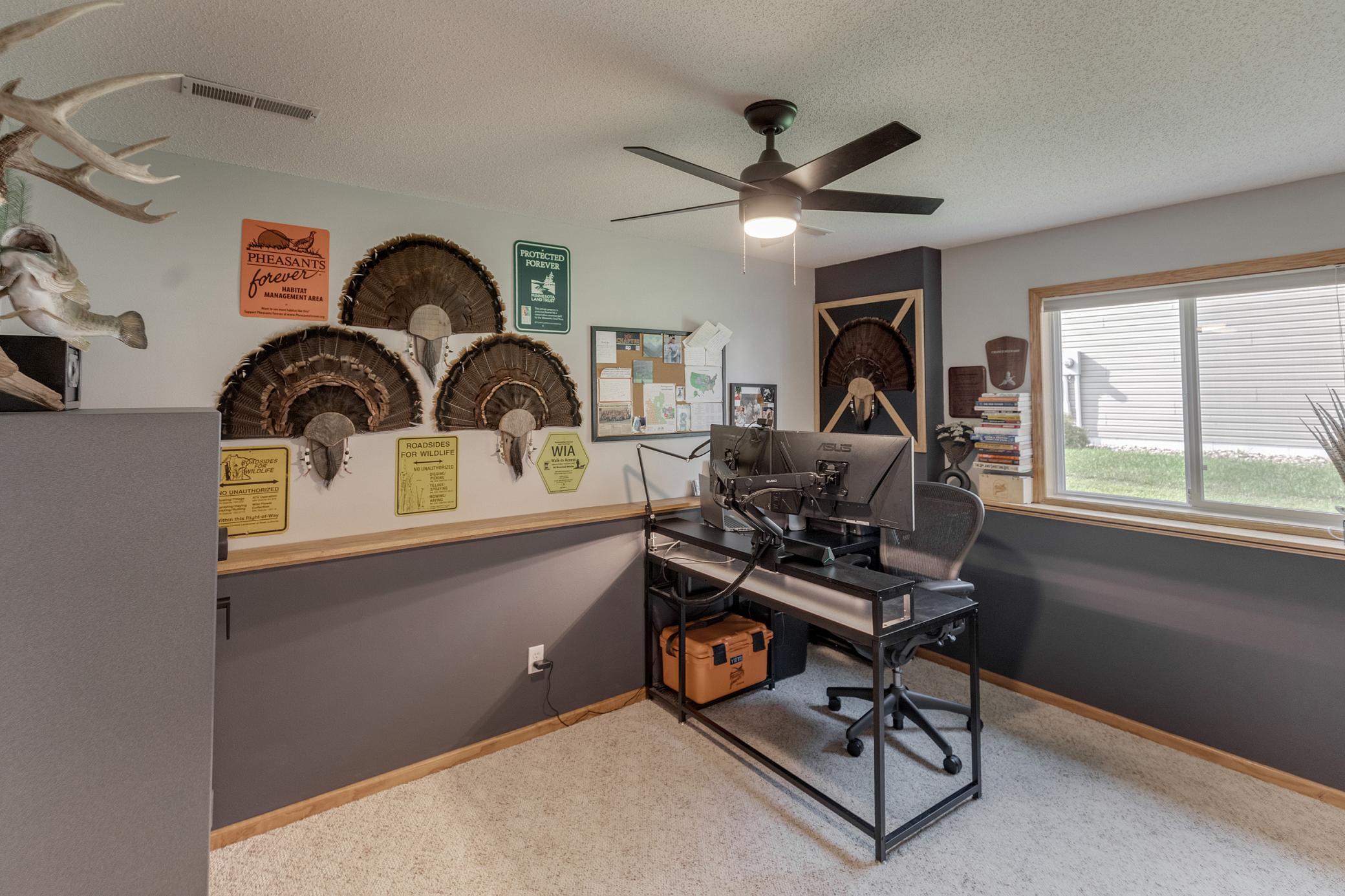 lower level bedroom/office