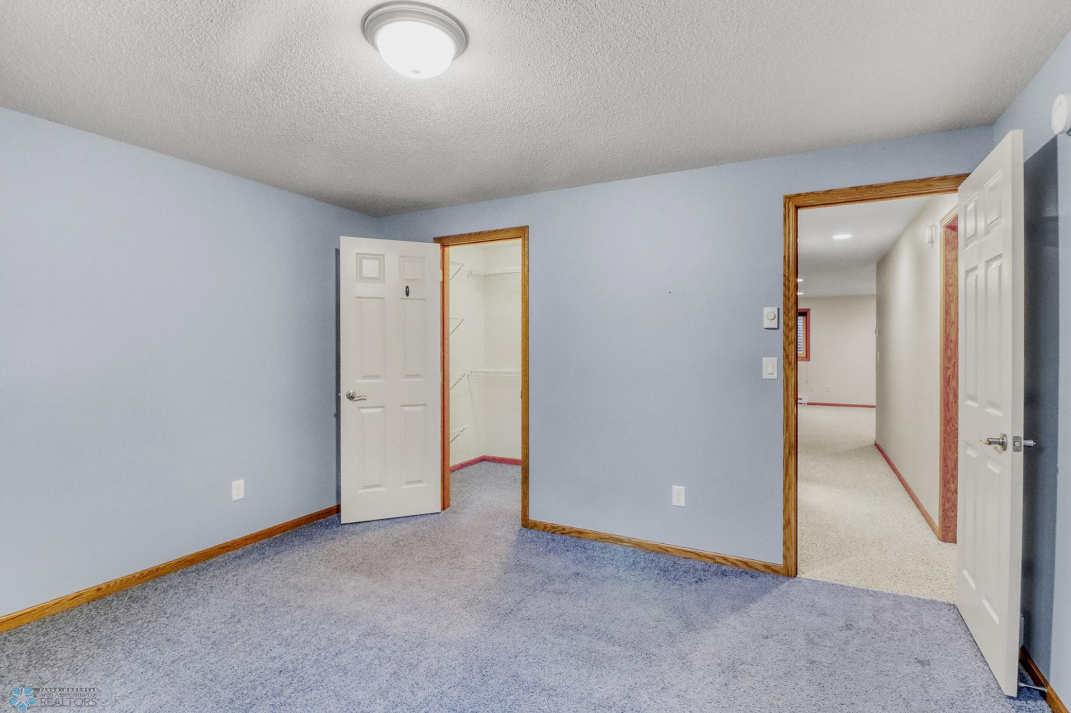Sixth Bedroom in Basement, with Walk-In Closet
