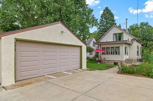 2 car garage and extra off street parking