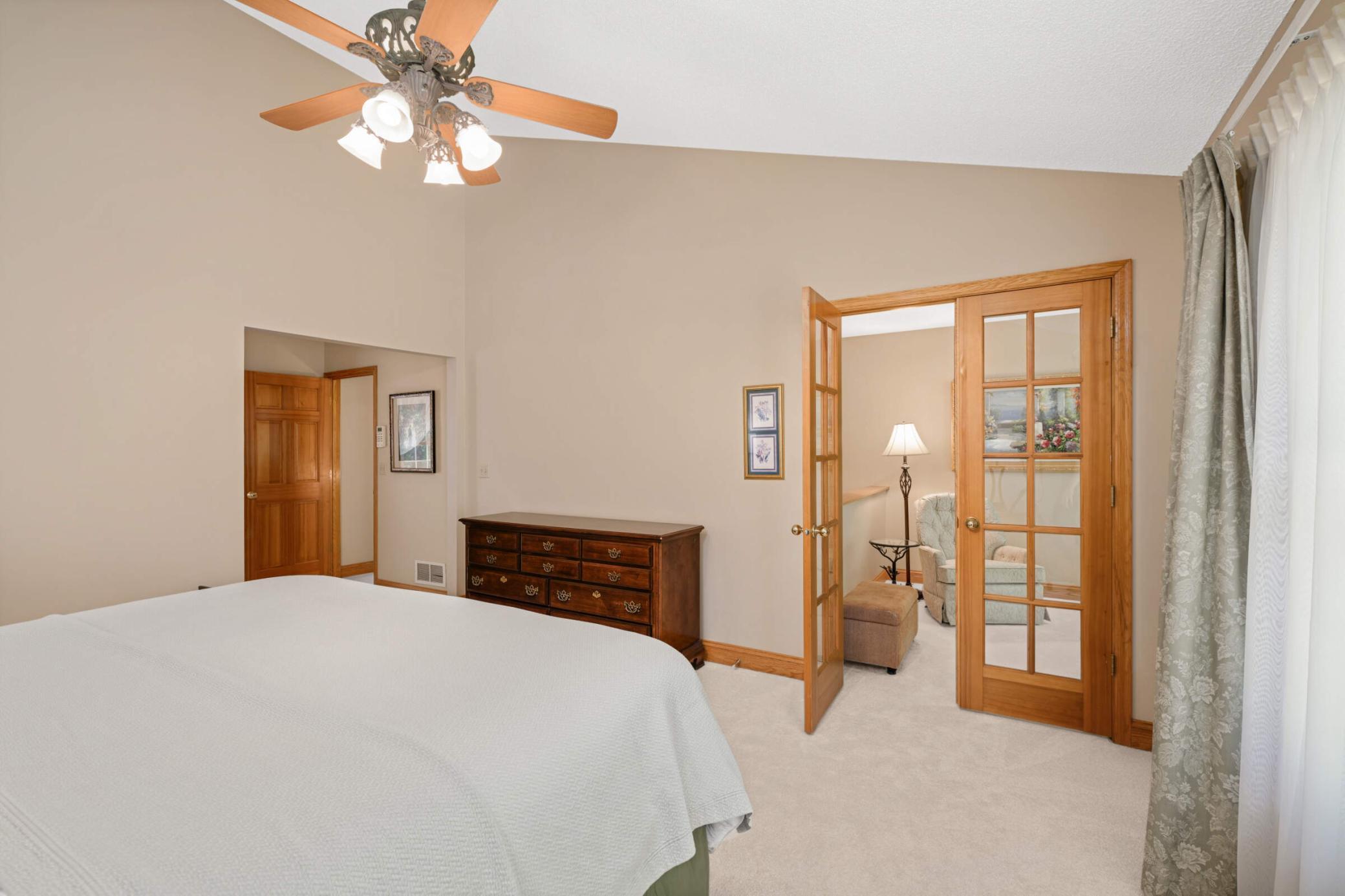 Primary Bedroom with separate sitting area
