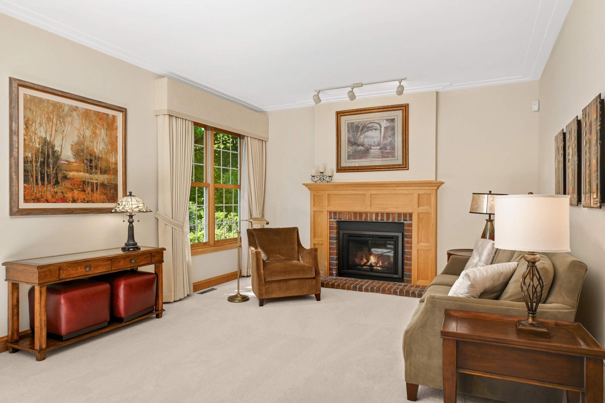 1St Floor Family Room with Gas Fireplace