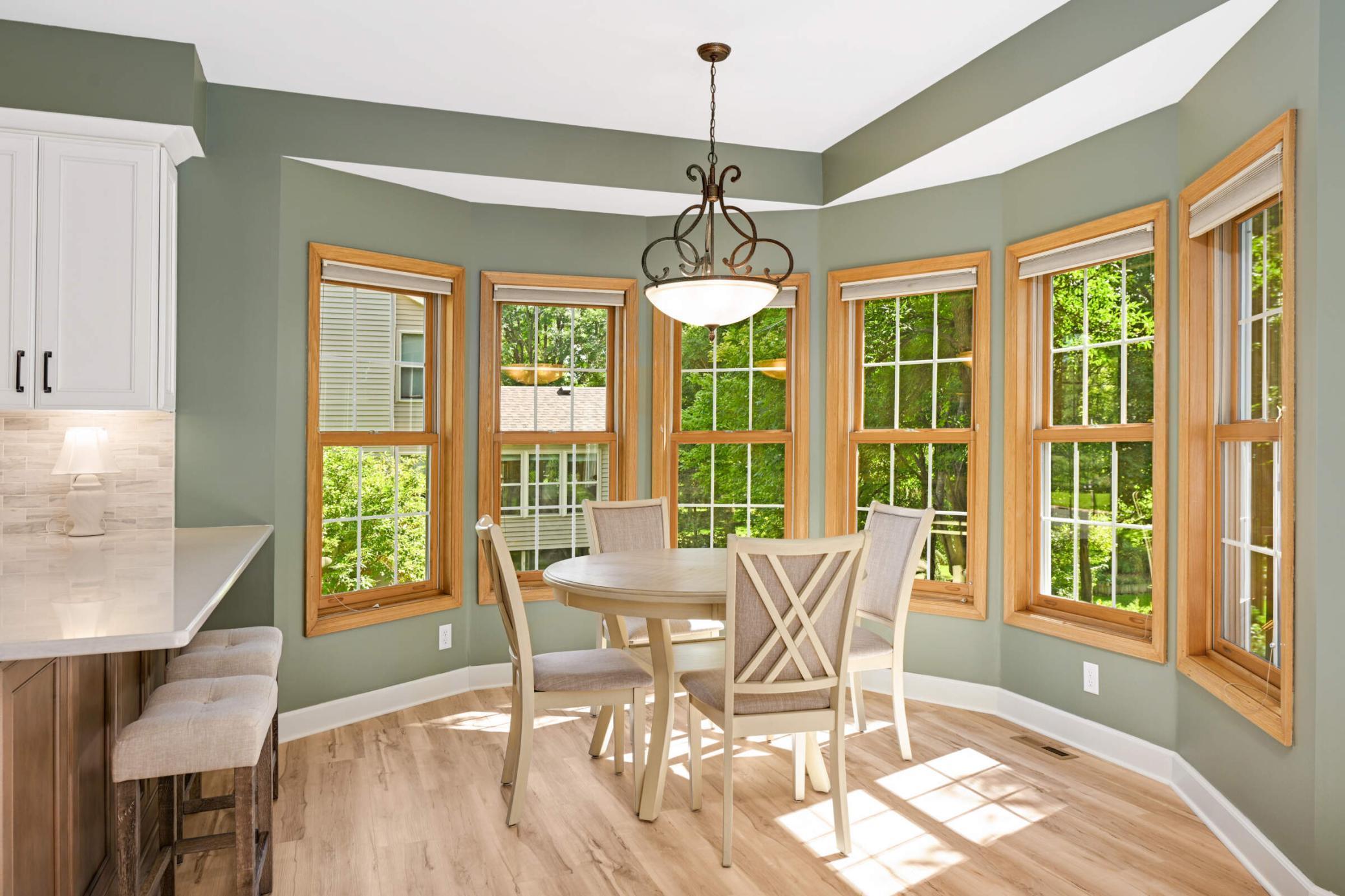 Eating Area in Kitchen. Lots of Natural Light