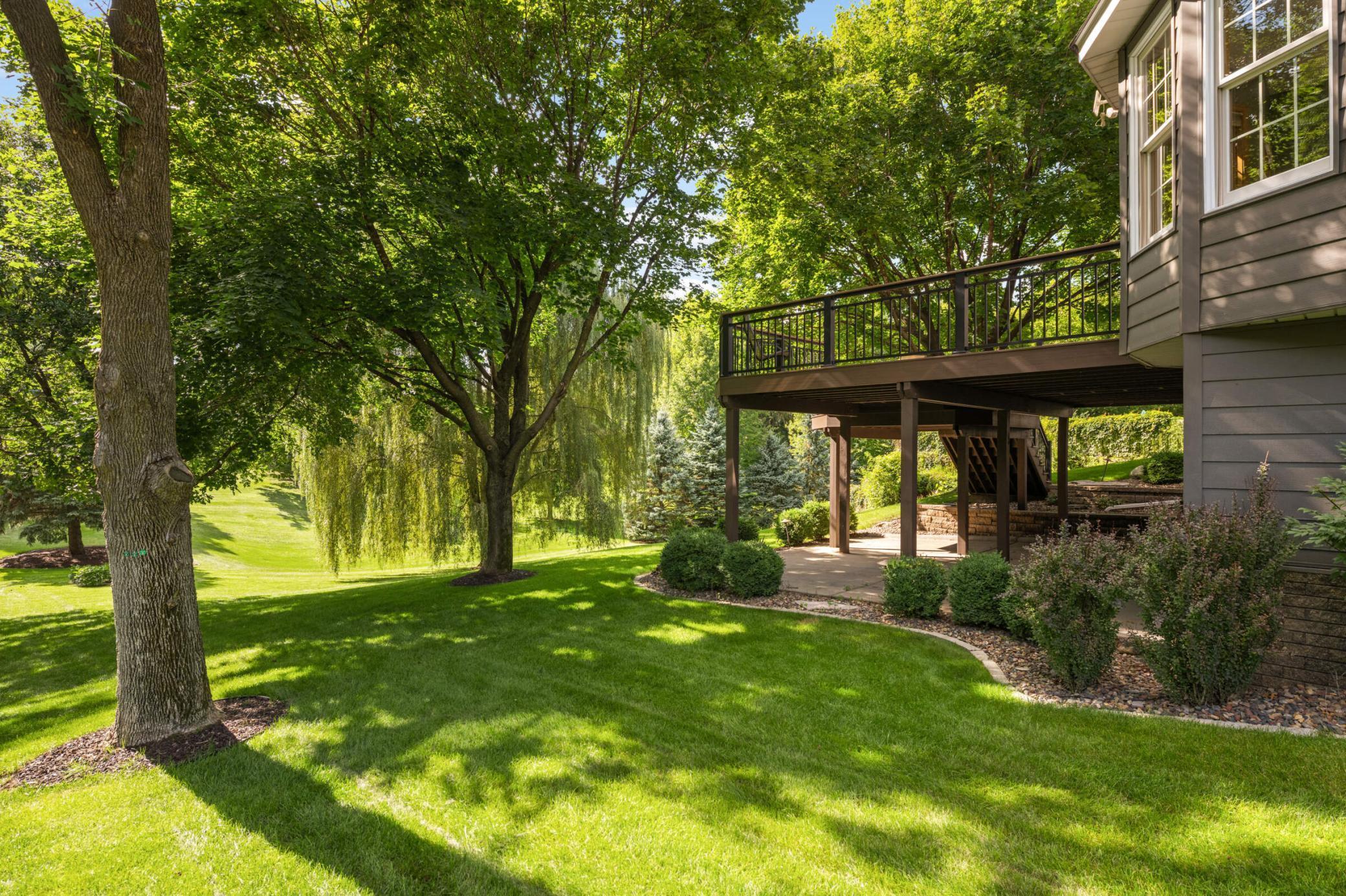 Wonderful Back Yard with Large Deck