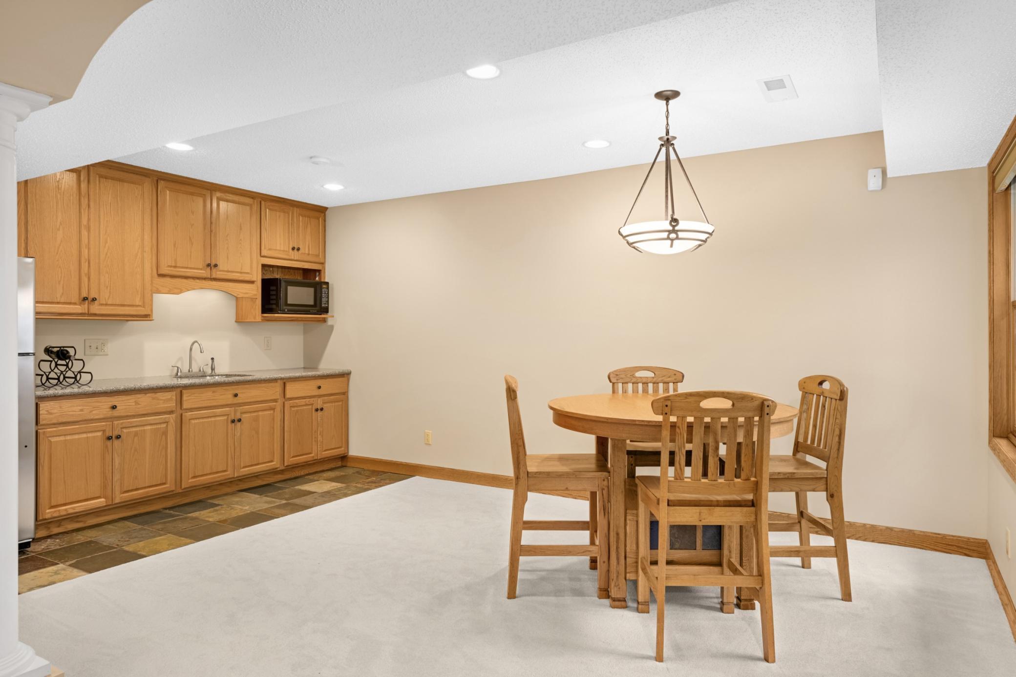 Eating Area and Kitchen in lower level