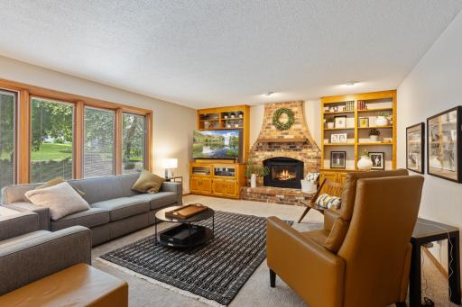 Main Floor Family Room with Gas Fireplace