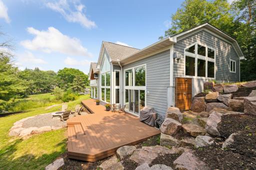 This expansive maintenance-free deck features a built-in gas hookupâideal for creating your dream outdoor kitchen or simply connecting your grill with ease.