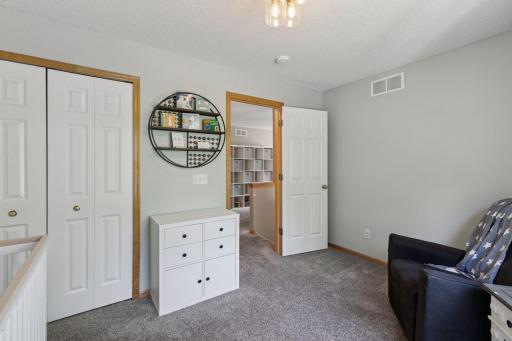 The second bedroom has a standard bi-fold closet.