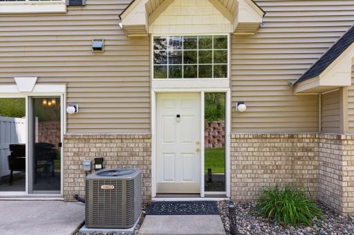 Gleaming new door frame (2025) and Air Conditioner and Furnace (2024)