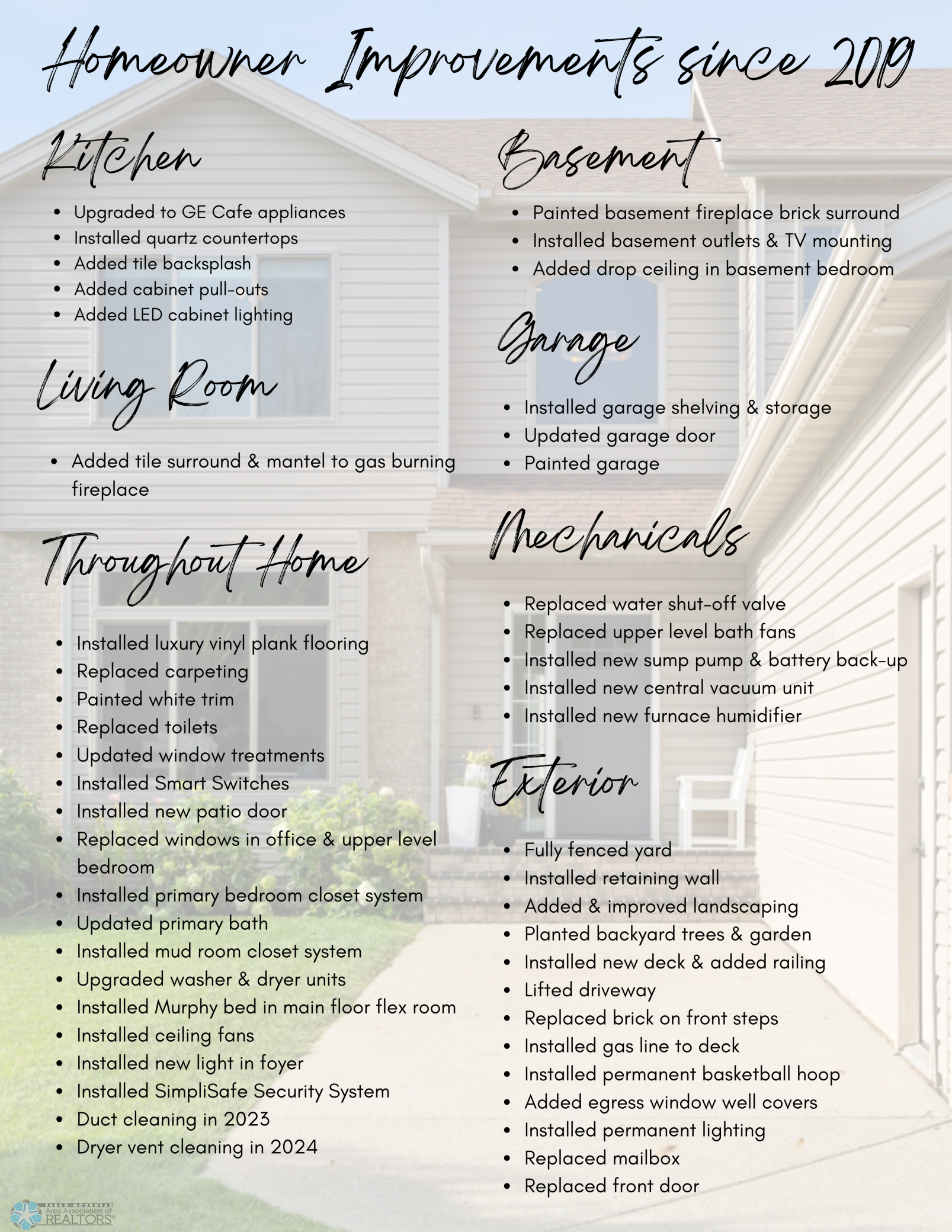 Homeowner Improvements