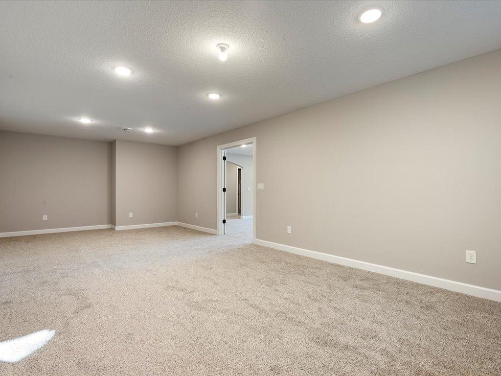 Lower level flex room/bunk room/theater room.