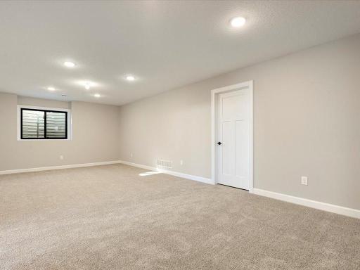 Lower level flex room could be used as 5th bedroom.
