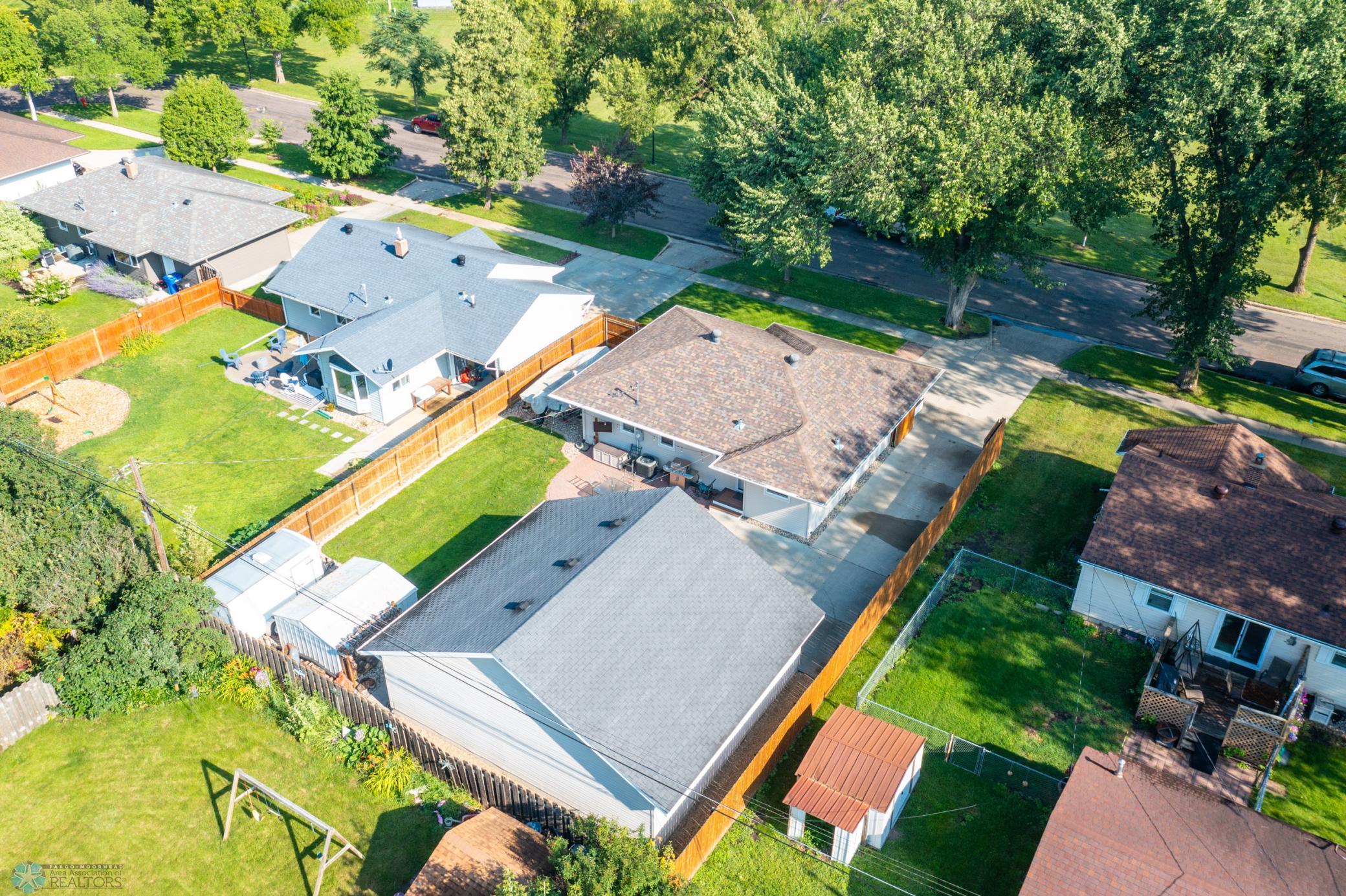 Drone shot of lot