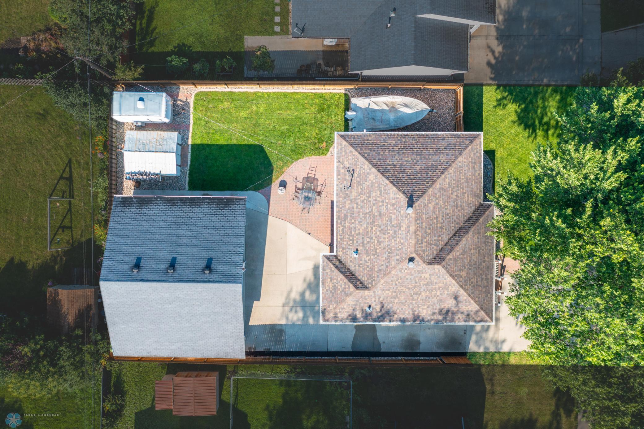 Drone shot of lot