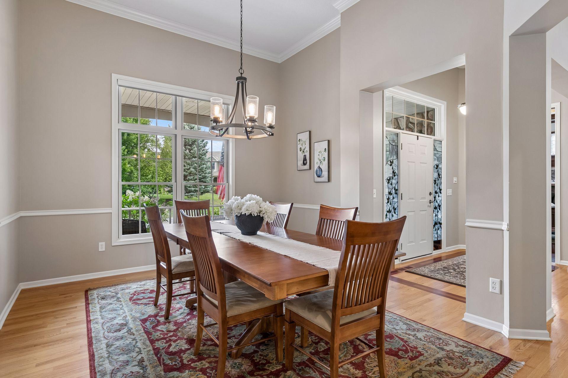 Large formal dining room