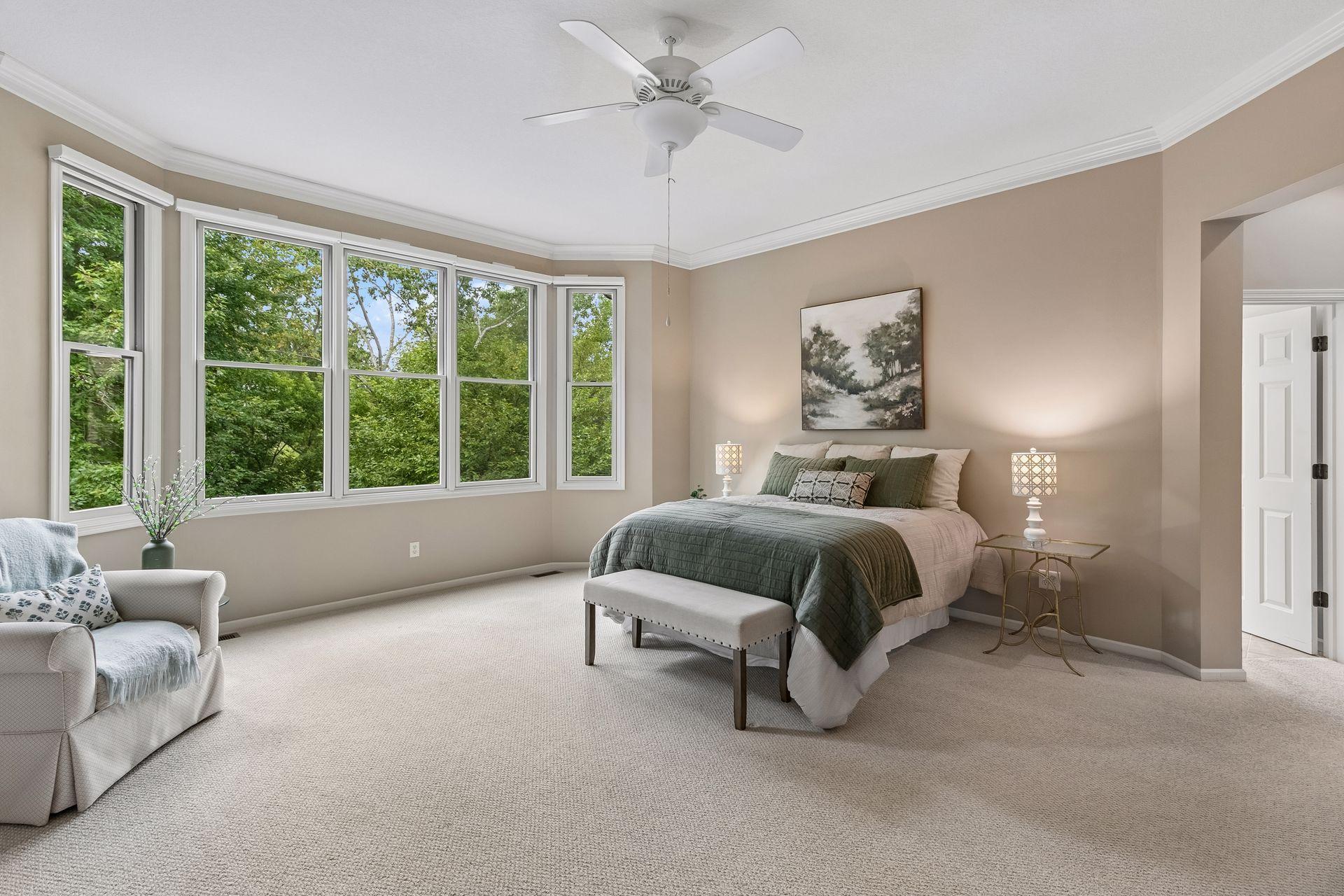 Main level primary bedroom