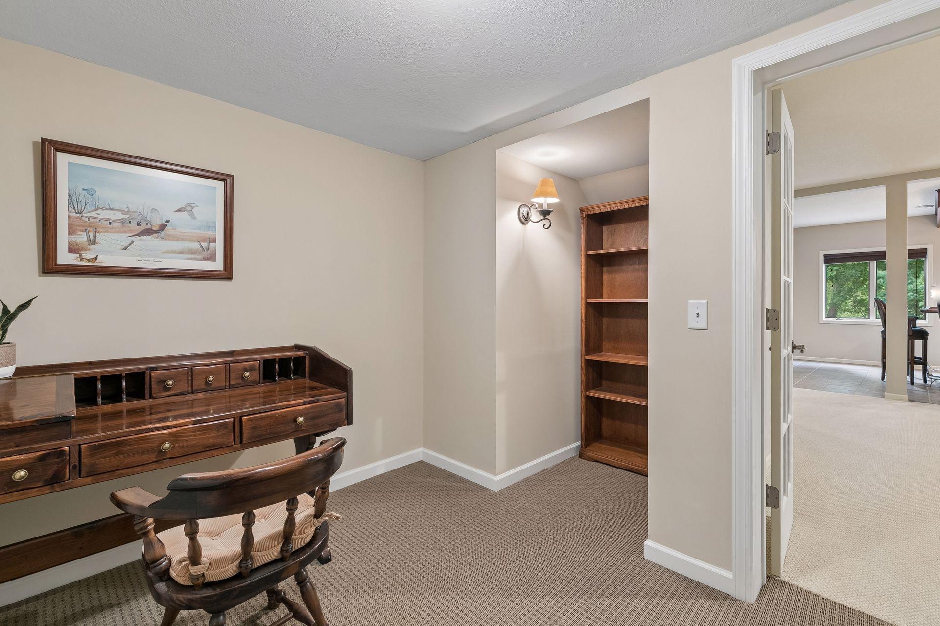 Lower level den/office