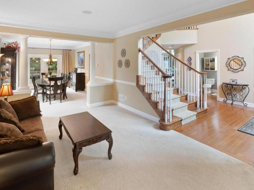 Grand Primary staircase to the upper level.