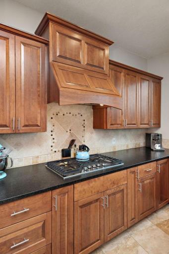 Equipped with top-of-the-line KitchenAid appliances (GE Refrigerator)