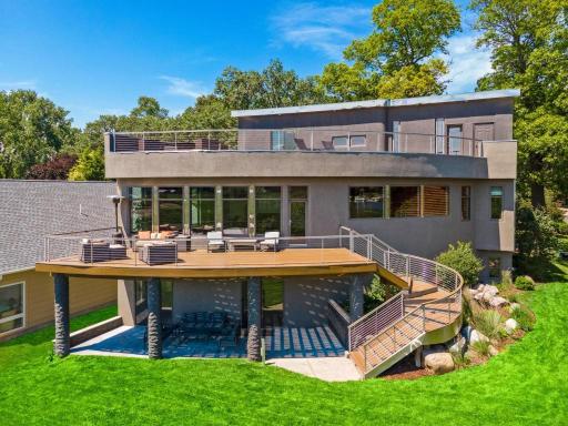 2022 - Professionally painted entire exterior of home. All concrete walls keep you cool in the summer and keep you warm in the winter! Commercial quality windows and doors throughout this architectural masterpiece.