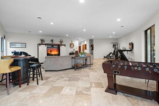 From here guests may adjourn to your 30x10 patio.