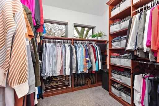 2024 - Twin Cities Closet Co. installed custom closet built-ins Primary Suite
