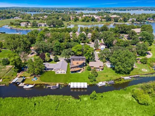 Long water views both west and east to Black Lake. No need to pull your dock every year. Just let the spring come, drop the toys, and enjoy! Lakeshore is privately owned by the sellers. It is NOT a part of the Mound city shared dock prog.