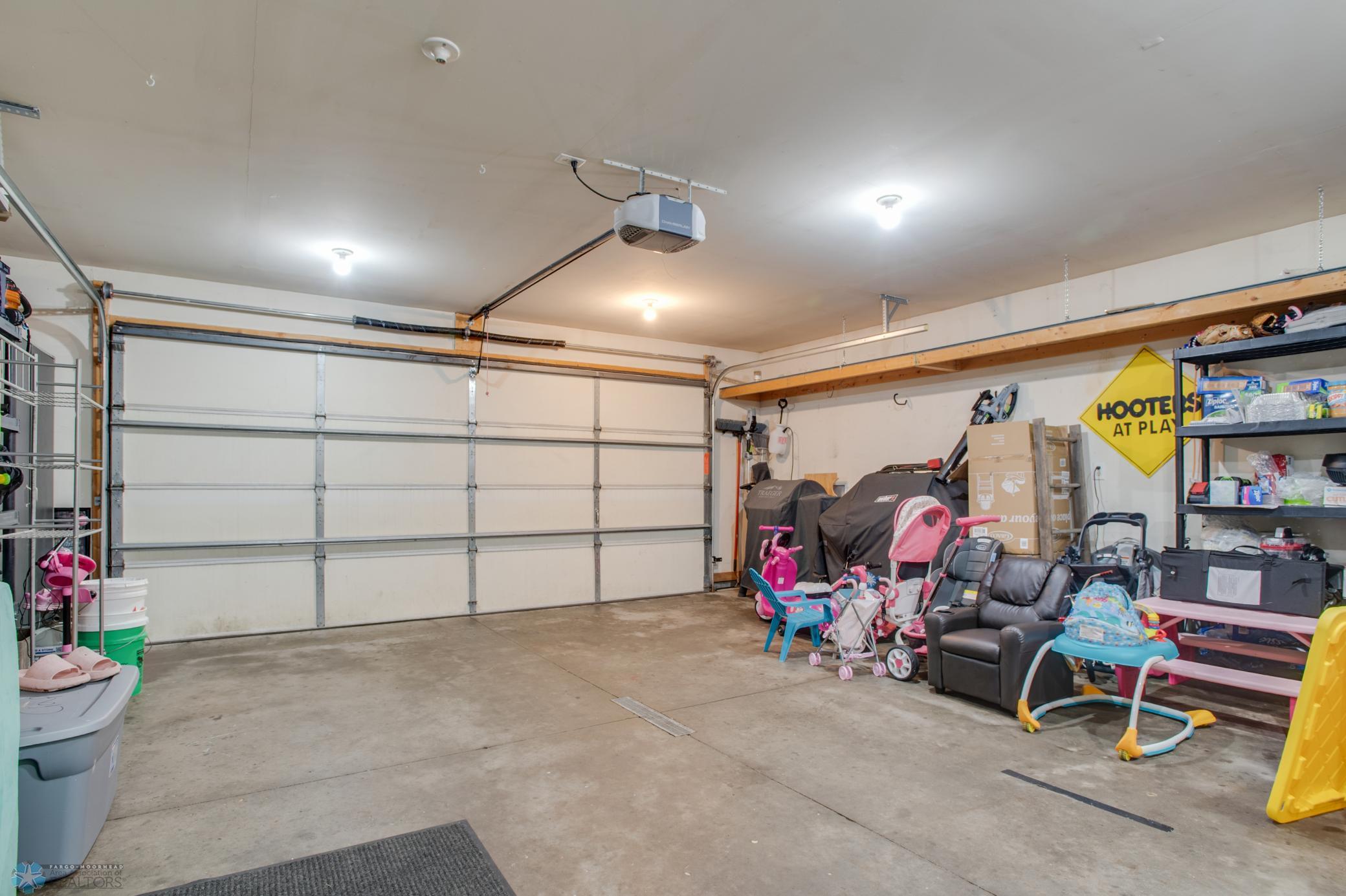 Finished and Heated Garage