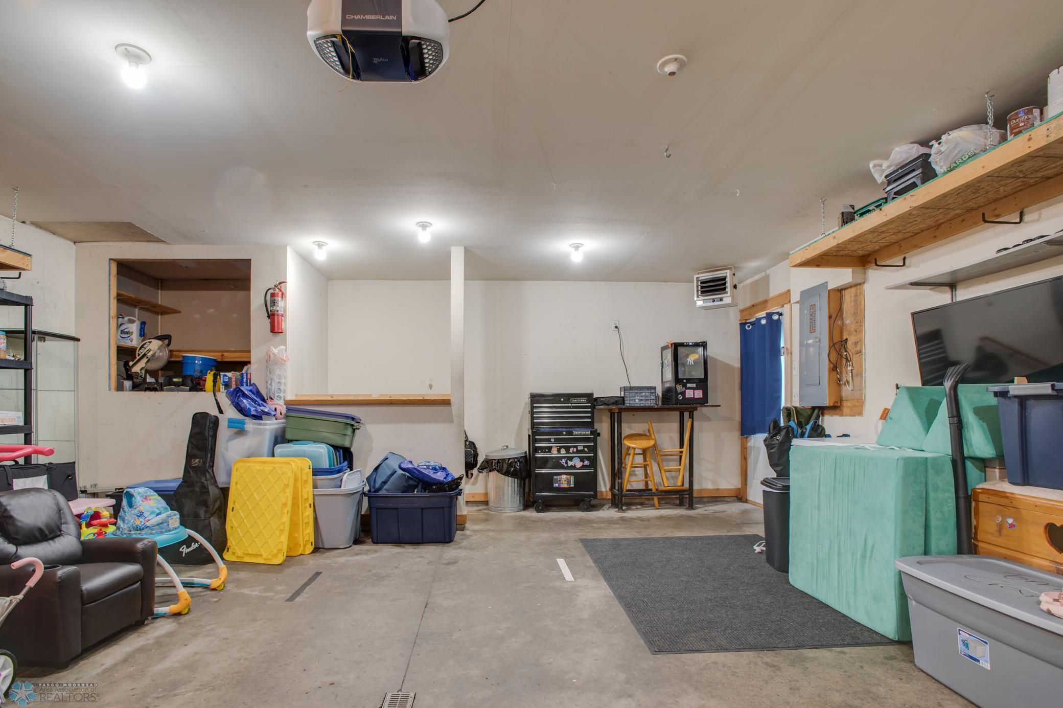 Finished and Heated Garage
