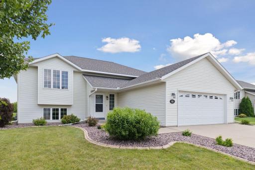 Home has steel siding, newer gutters and very nice landscaping.