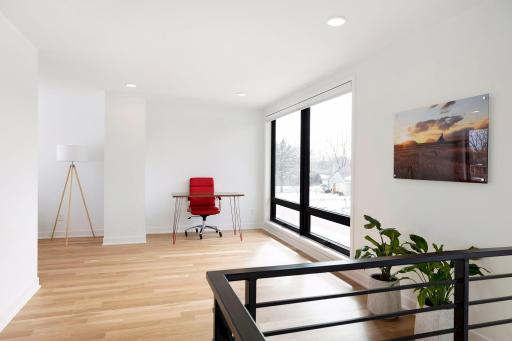 A perfect bedroom option left as open concept living space
