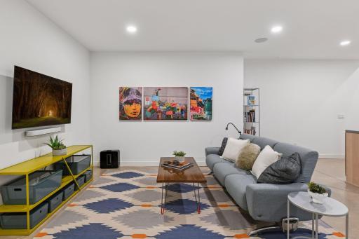 Built-in Sonos sound system sets the vibe.