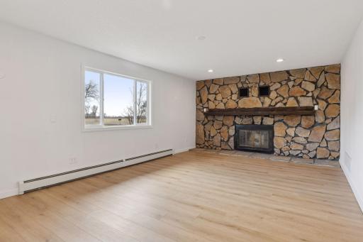 Add even more warmth to the cozy Family Room