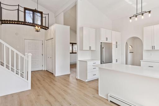 Two Story Tall ceilings on the Main Level