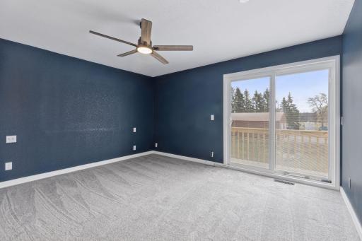 Large, Primary Bedroom includes a Private Balcony