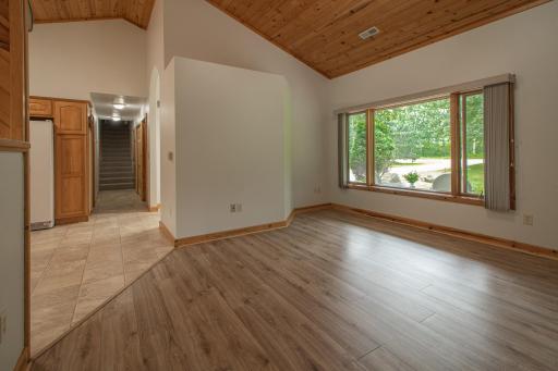 Beautiful view from picture window. Stairs lead to 13 x 26 Bonus Room.