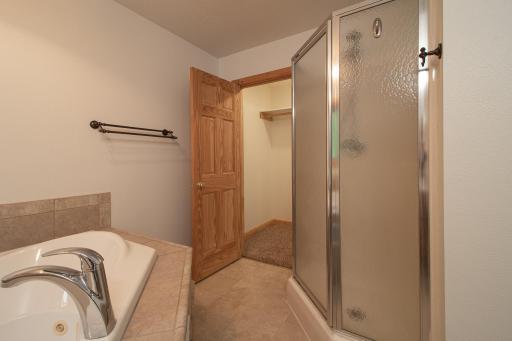 Linen closet in Primary Bath