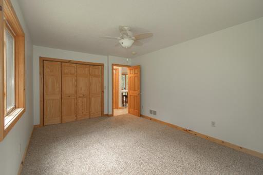10 x 16 Bedroom 2 with large closet and ceiling fan