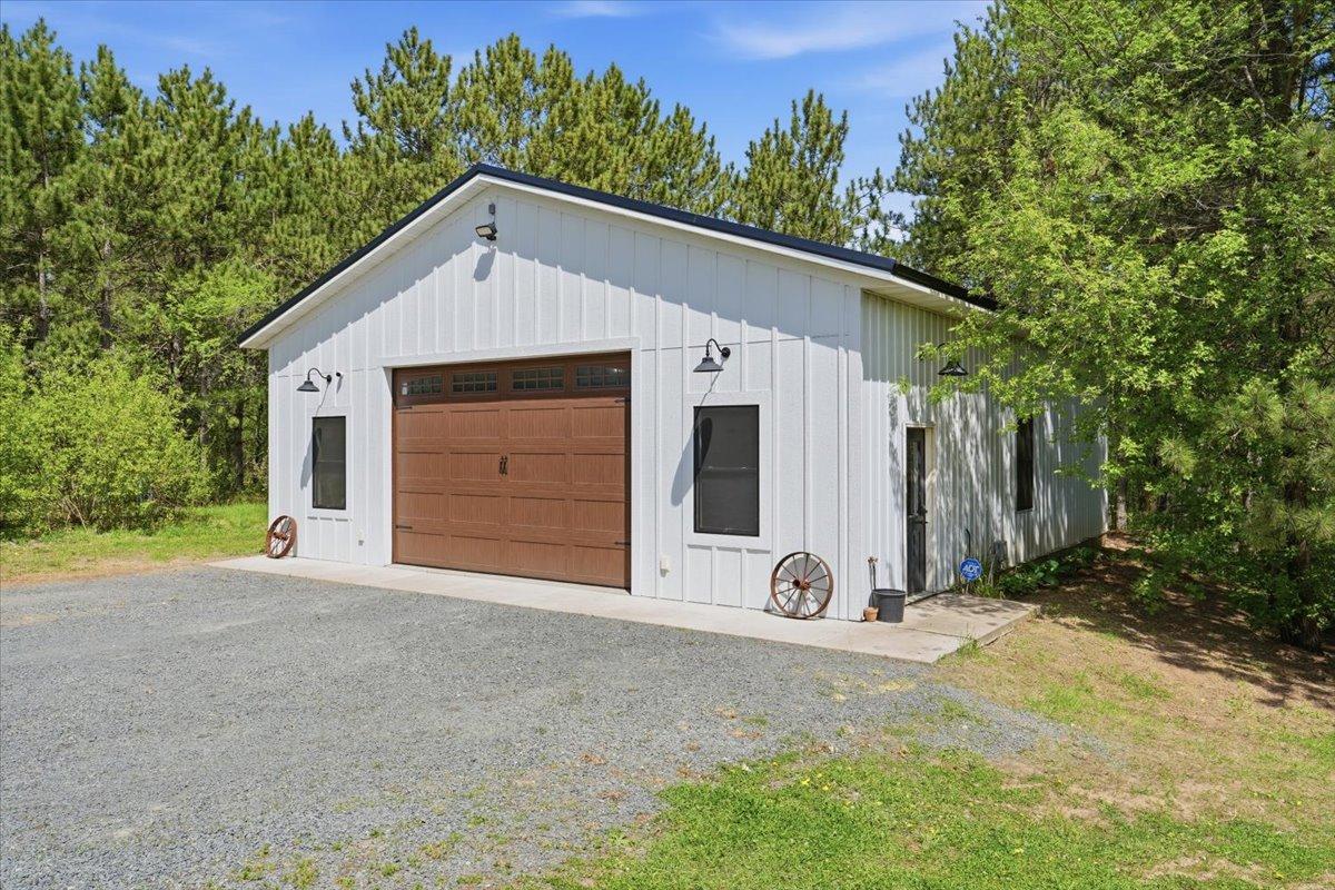 This 36' x 40' custom built shop is absolutely stunning. Only 4 years old, this stick-built, highly insulated space makes a fantastic home office, storage, play space or whatever your heart desires
