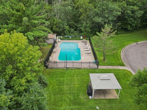 The only condo building in White Bear Lake with a shared pool! So much fun in the summer!