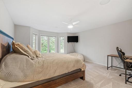 Upper Level Bedroom With Walk-In Closet & Bathroom