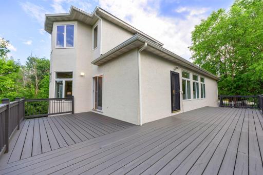 Spacious deck âperfect for soaking up the Minnesota summers or entertaining guests.