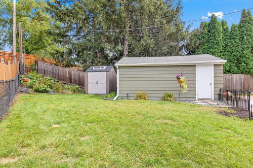 Pet's? Kids? Whatever your needs, the fenced backyard is sure to suffice.