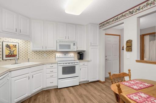 A streamlined design with plenty of storage and workspace keeps everything within easy reach