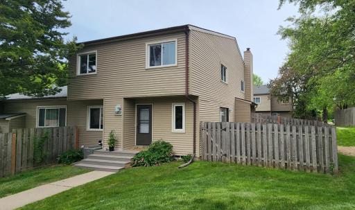 Desirable end unit with 3 bedrooms up and a fenced yard